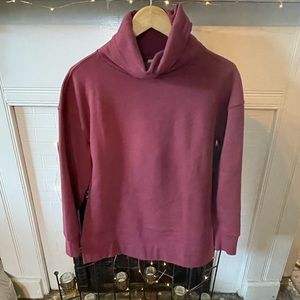 Athleta Sweatshirt Eggplant Size small